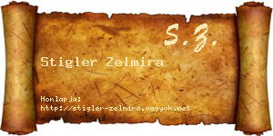 Stigler Zelmira névjegykártya